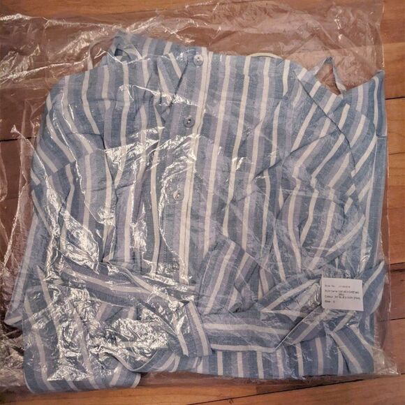 Nwt The Jetset Diaries | Love Like A Sunset Blue Striped Maxi Dress - Picture 9 of 14